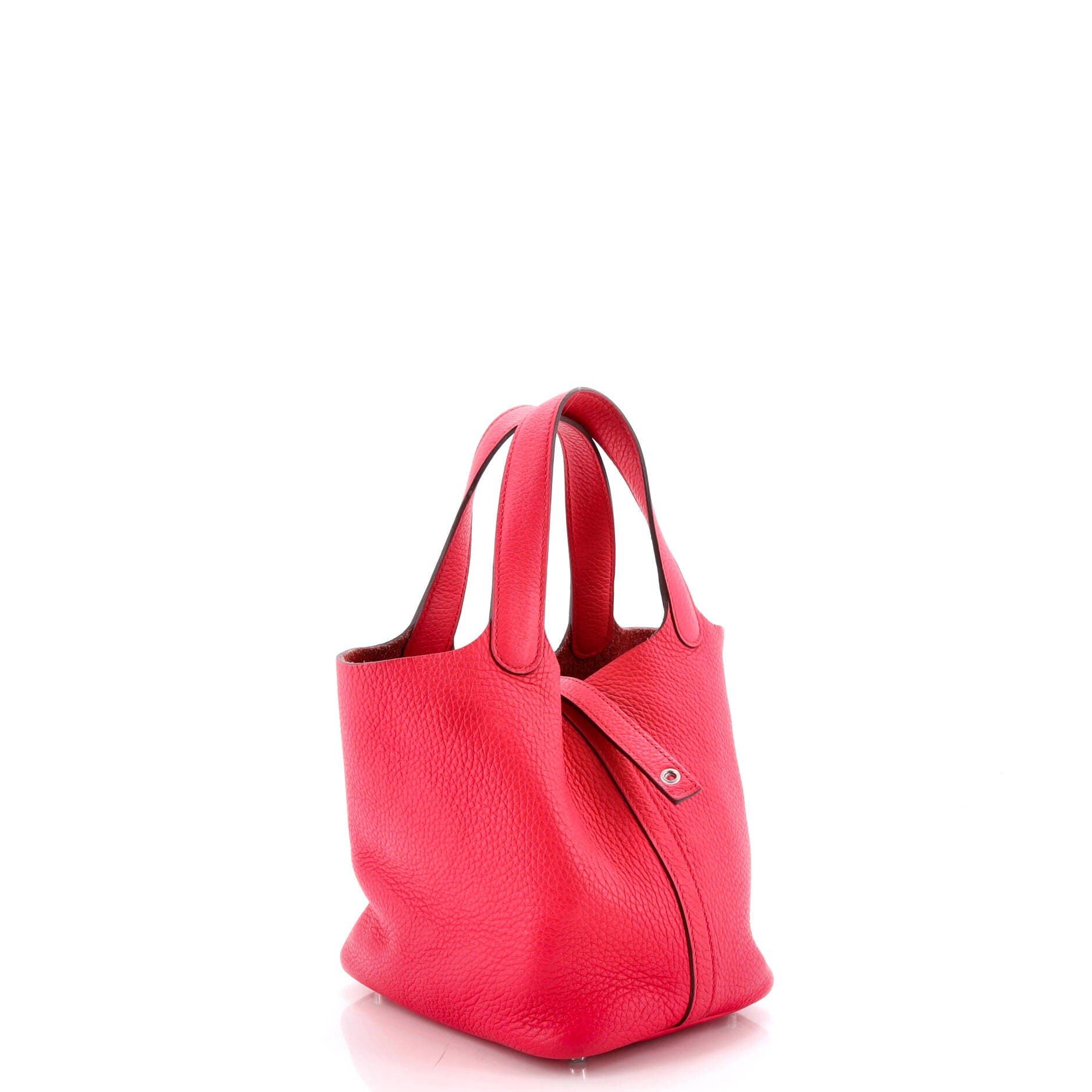 Pre-Owned Hermes Picotin Lock Bag Clemence PM, Alternate, color, Rose Extreme