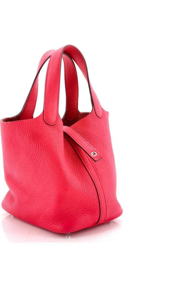 Pre-Owned Hermes Picotin Lock Bag Clemence PM, Alternate, color, Rose Extreme