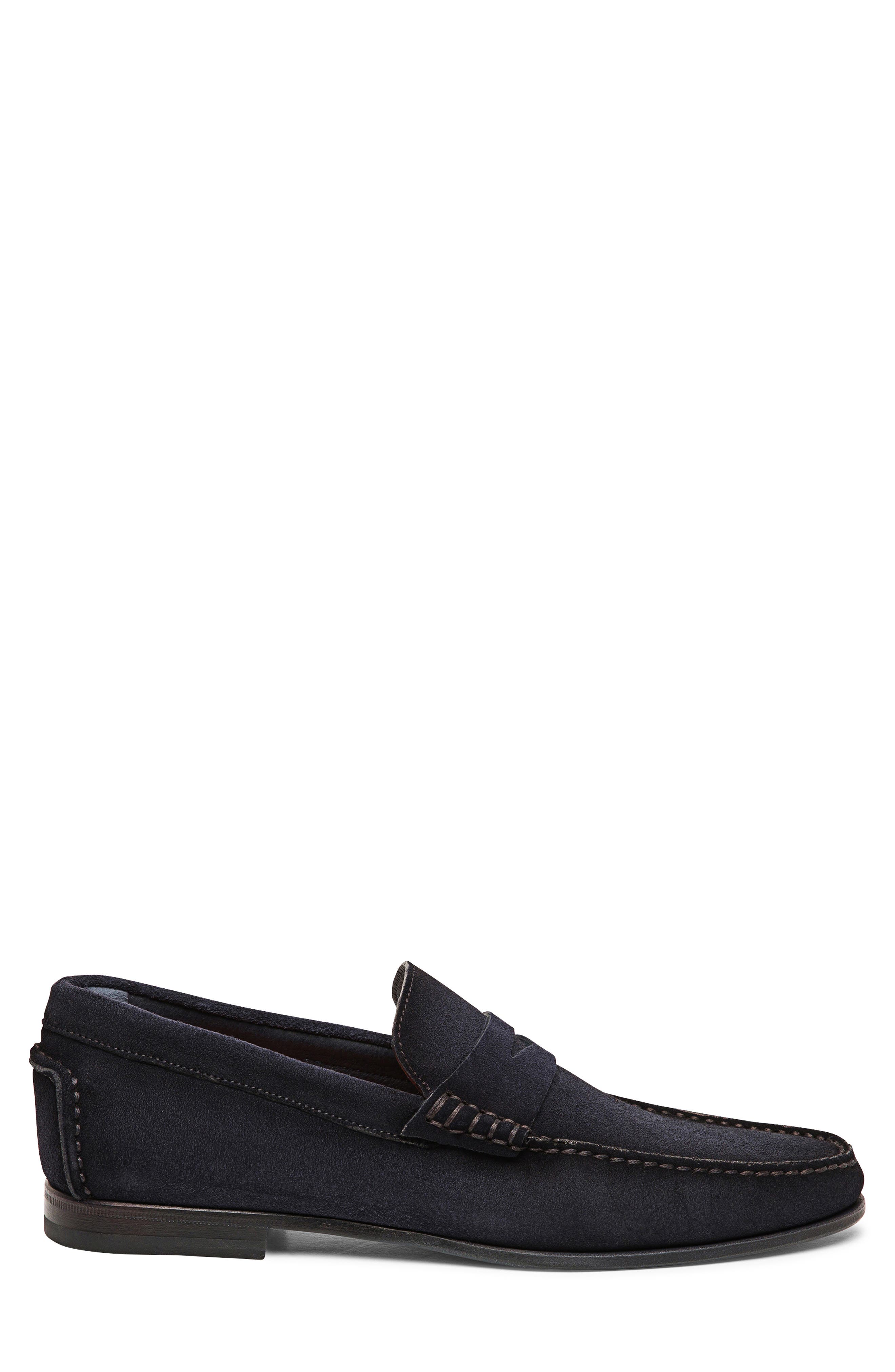 Santoni Ikangia Penny Loafer, Alternate, color, Blue