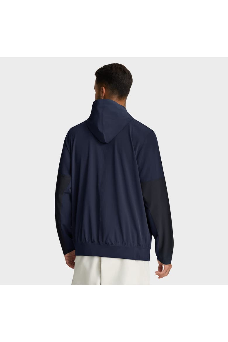 Men's Nike Navy Michigan Wolverines Anorak Half-Zip Hoodie Jacket, Alternate, color, Navy