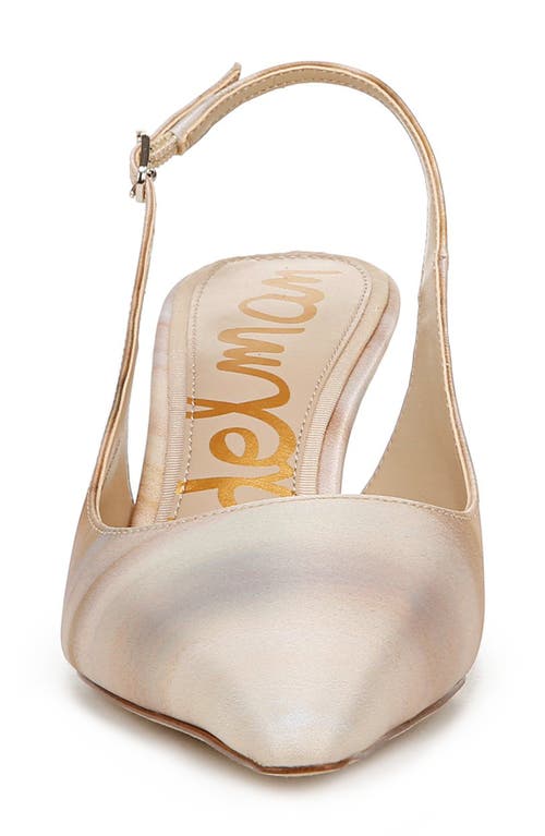 Sam Edelman Bianka Slingback Pump Natural Multi Fabric In Natural Multi