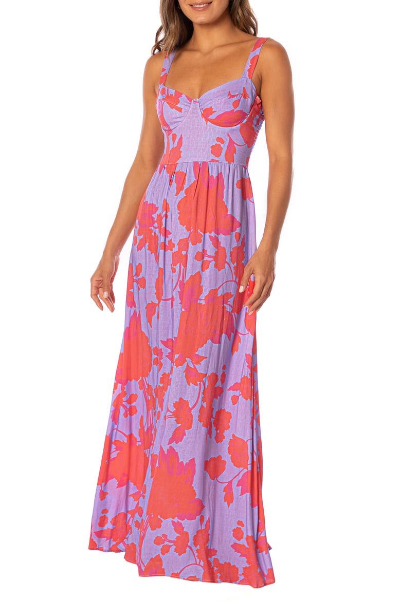 Lavender Dream Lamary Underwire Cover-Up Dress, Main, color, LIGHT/ PASTEL PURPLE