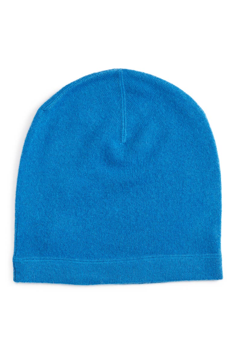 Wool & Cashmere Beanie, Main, color, BLUE CLASSICS