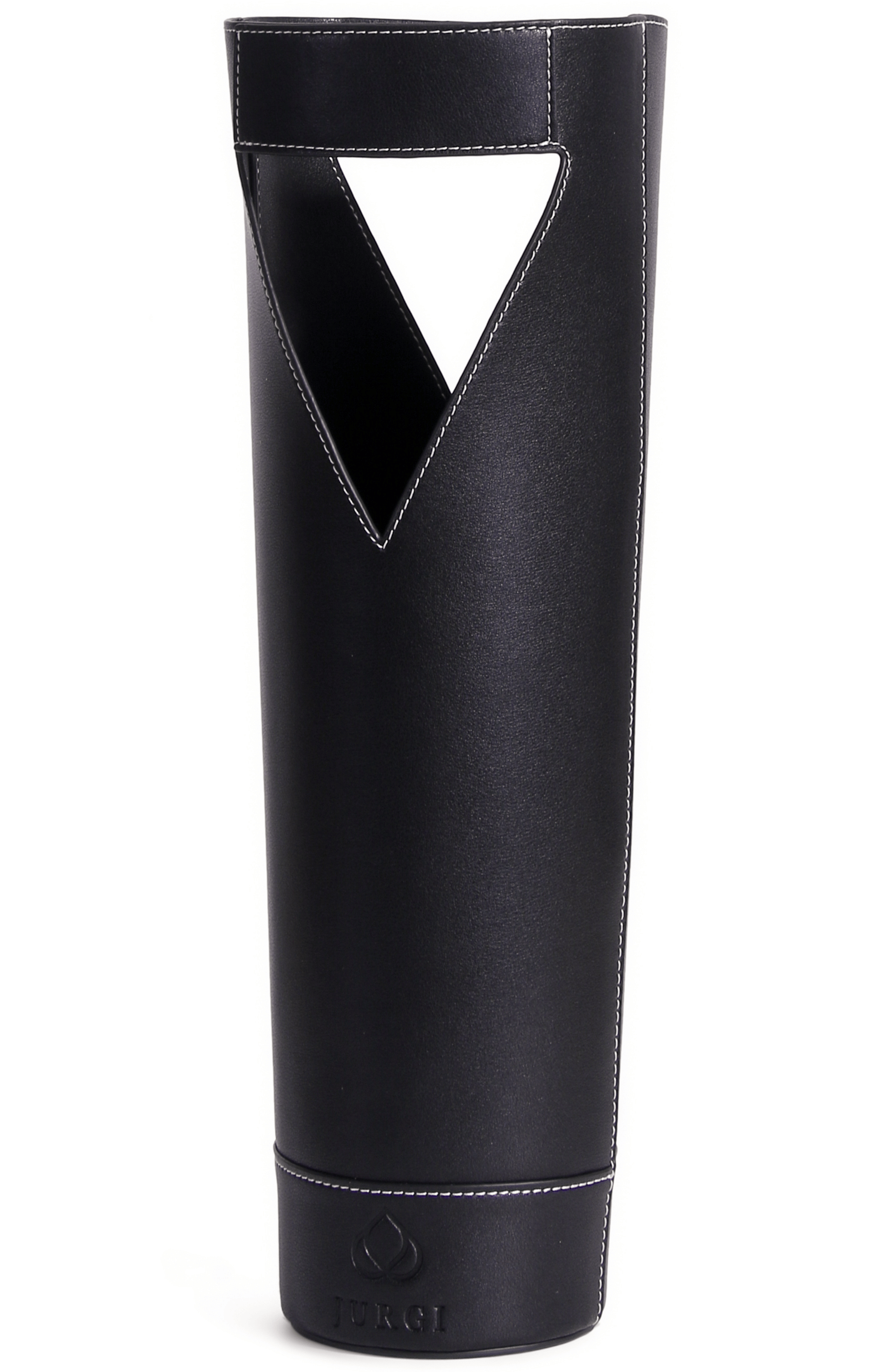 JURGI Wine and Champagne Carrier in Leather, Main, color, Black