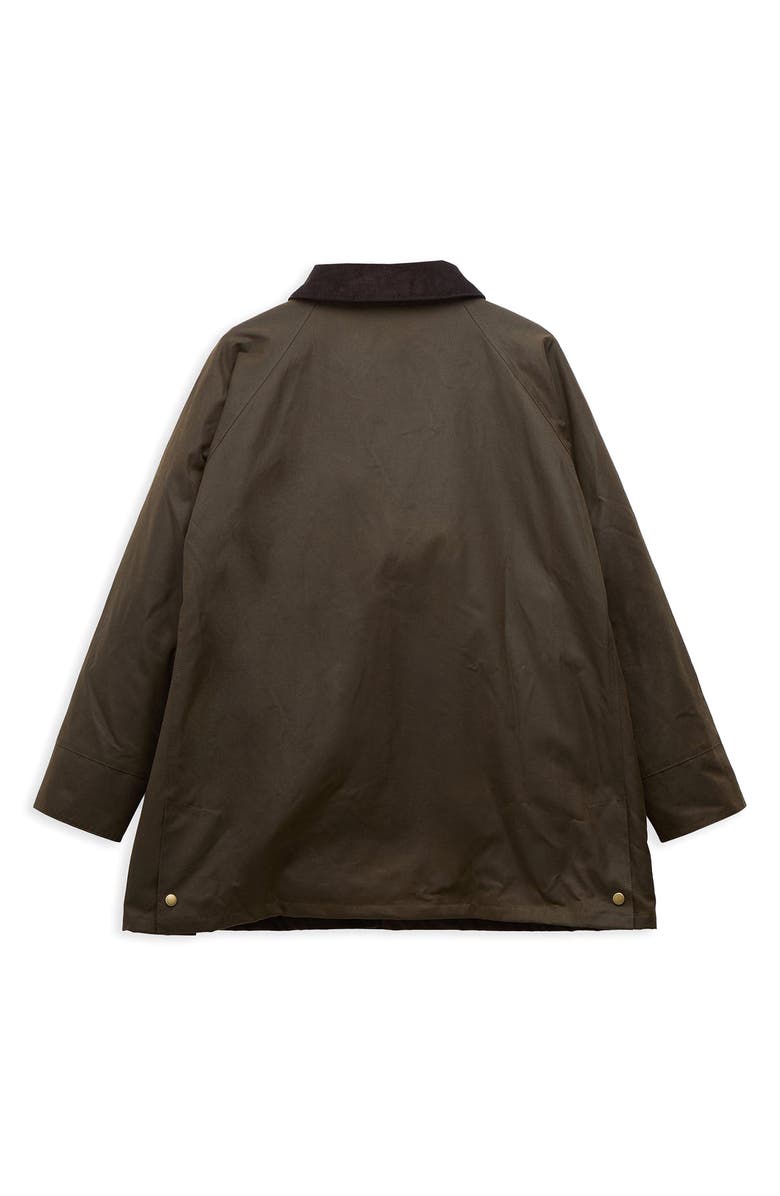 Barbour Acorn Water Repellent Waxed Cotton Jacket, Alternate, color, Olive