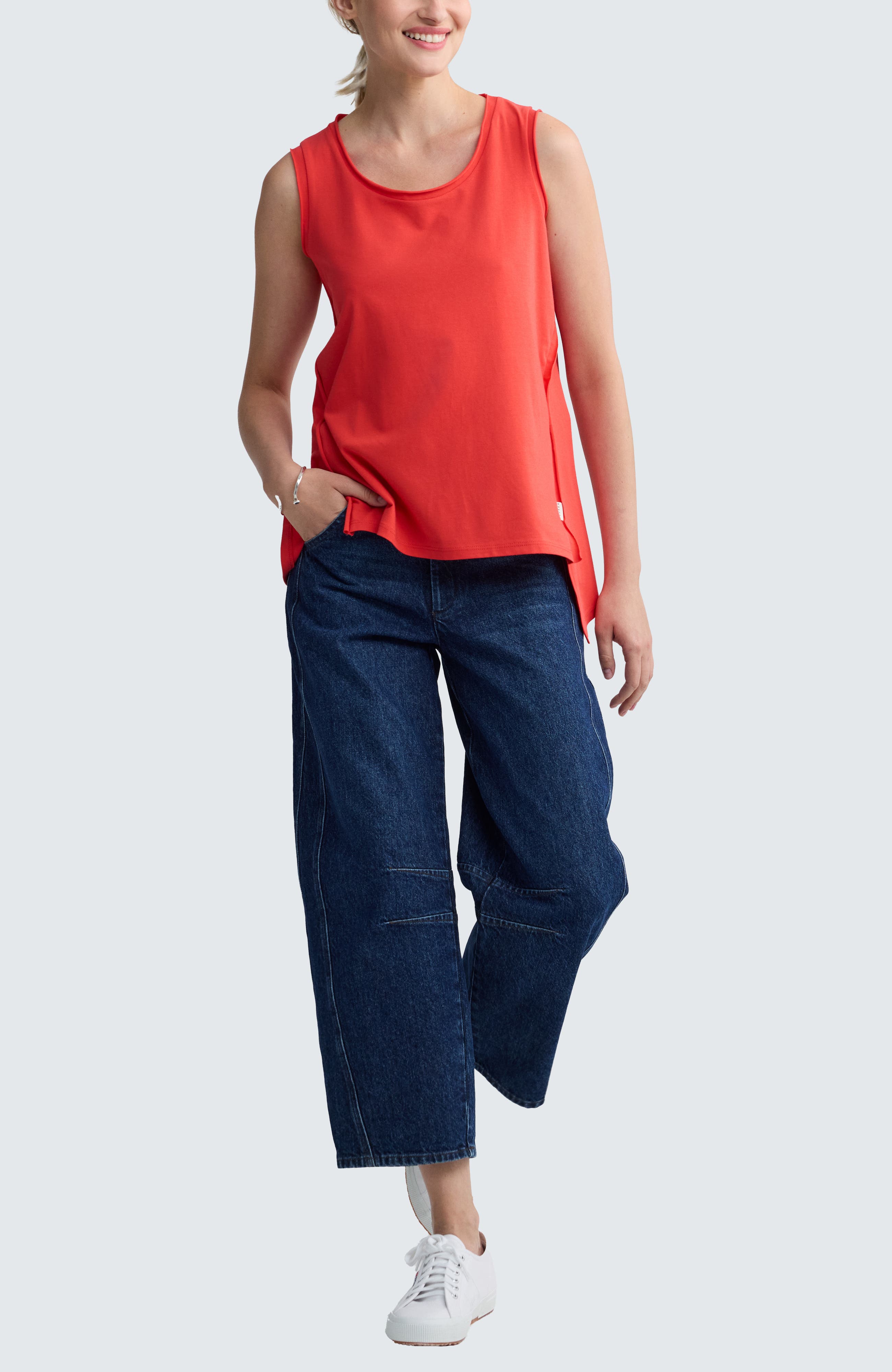 Lennon Structured Denim Pants - image 2