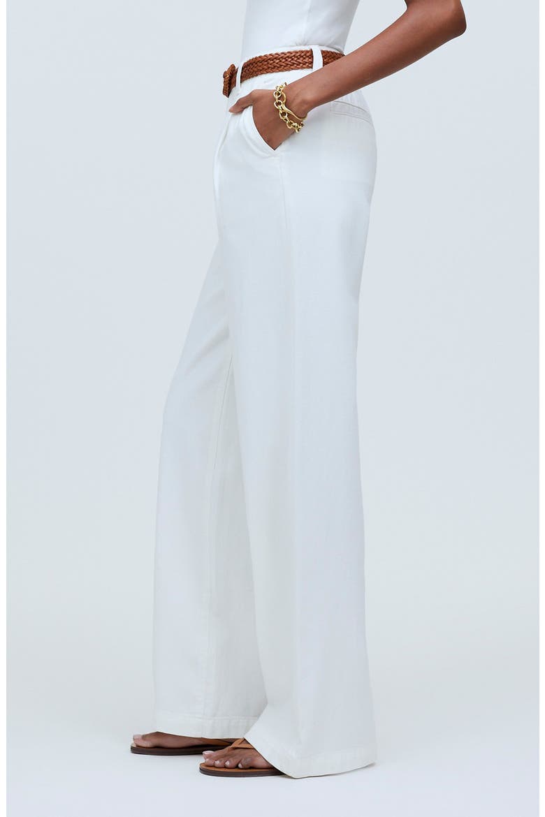 The Harlow High Waist Wide Leg Jeans, Alternate, color, TILE WHITE