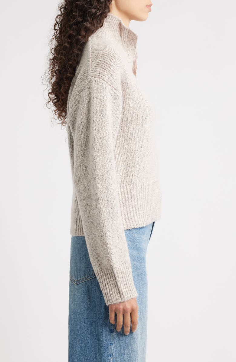 525 america Snap Front Henley Sweater, Alternate, color, Oat