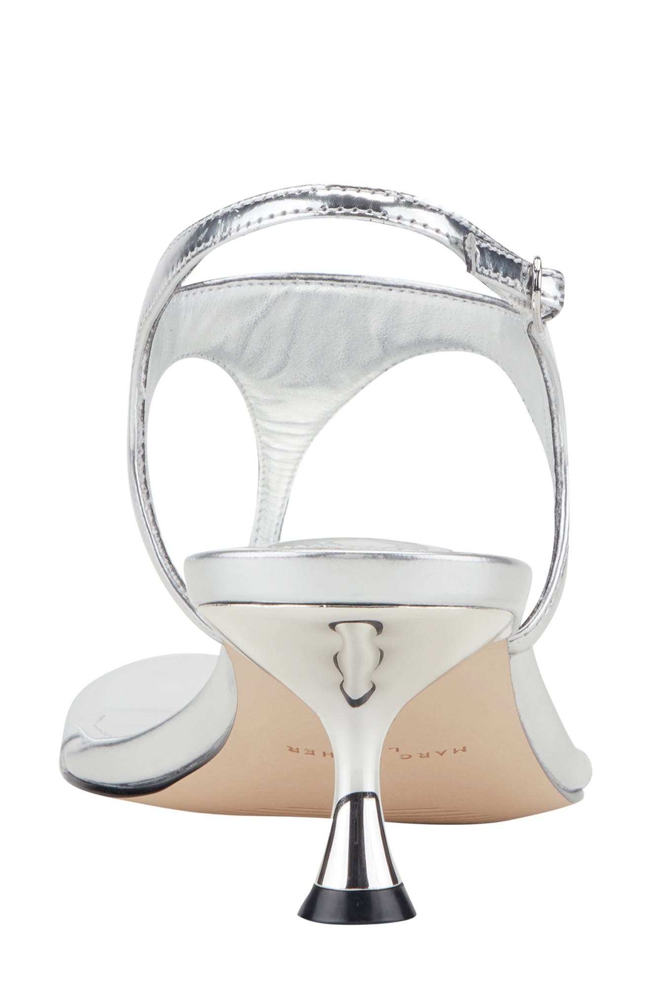 Pelysa Ankle Strap Sandal, Alternate, color, METALLIC SILVER