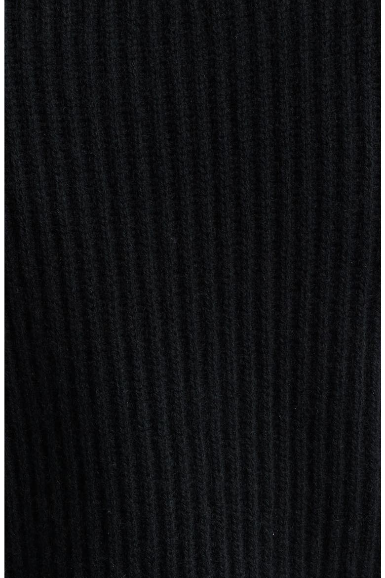 Ella Embellished Neck Short Sleeve Cable Cardigan, Alternate, color, NOIR