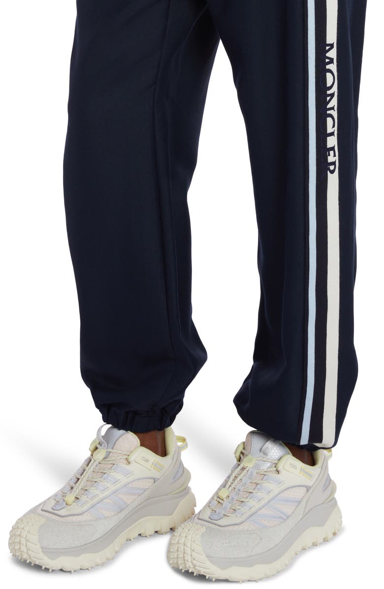 Moncler Logo Stripe Joggers, Alternate, color, 