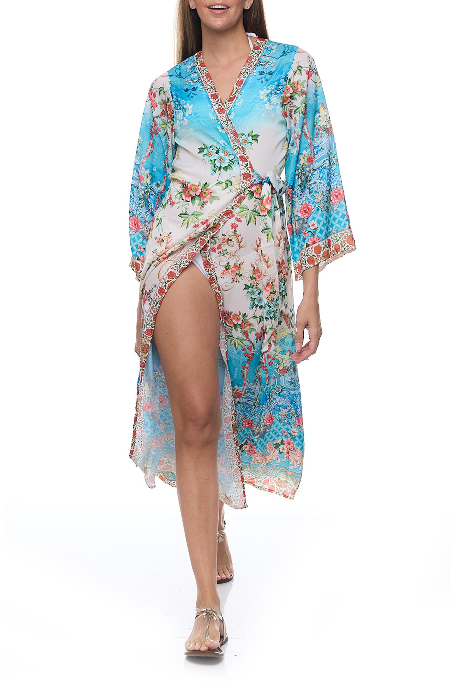 Css Application Methods RANEES Floral Cover-Up Wrap (Women) | Nordstromrack