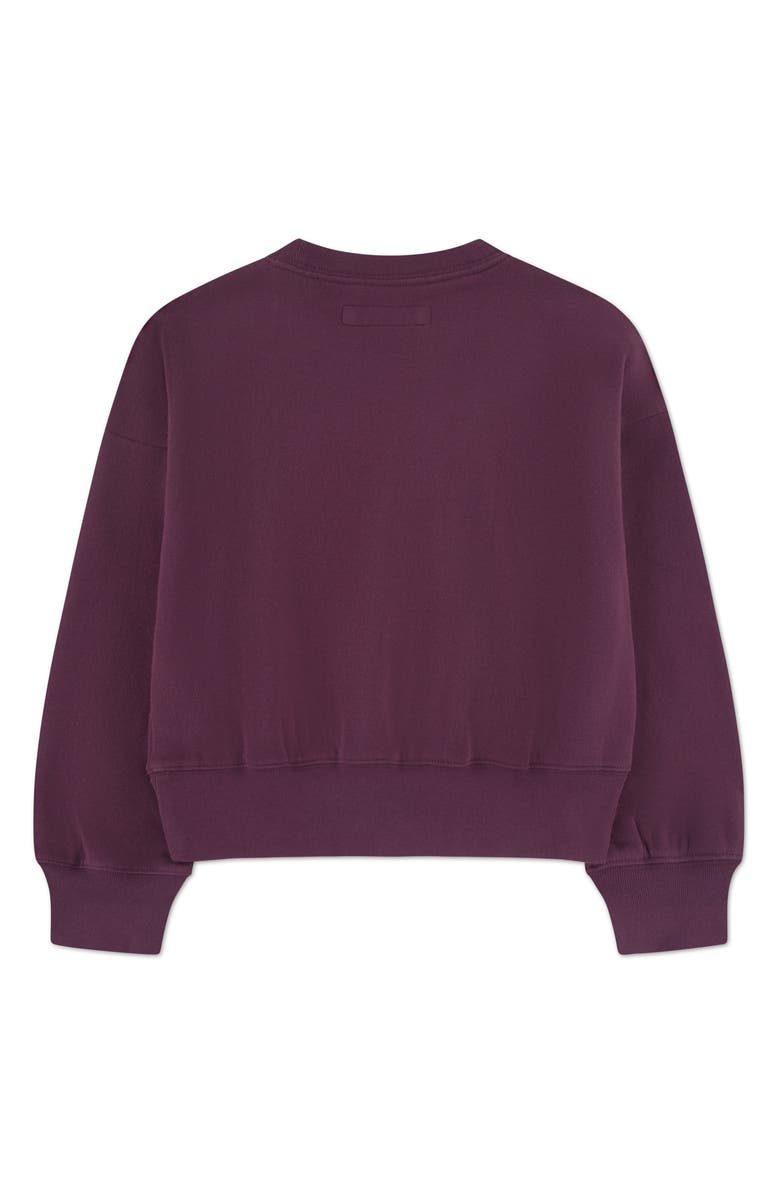 abercrombie kids Kids' Logo Sweatshirt, Alternate, color, Fig