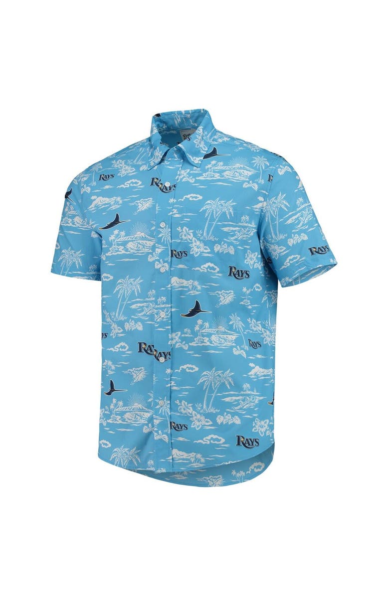 Reyn Spooner Men's Reyn Spooner Light Blue Tampa Bay Rays Kekai Performance Button-Up Shirt, Alternate, color, Light Blue