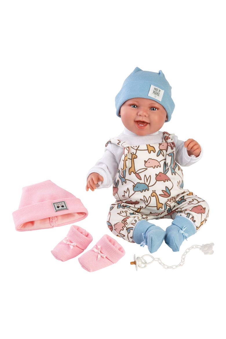 Bobbie 17.3-Inch Laughing Articulated Baby Doll, Main, color, MULTI