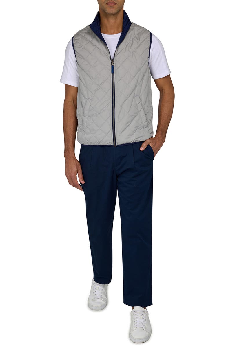 CONSTRUCT Solid Reversible Vest, Alternate, color, Navy