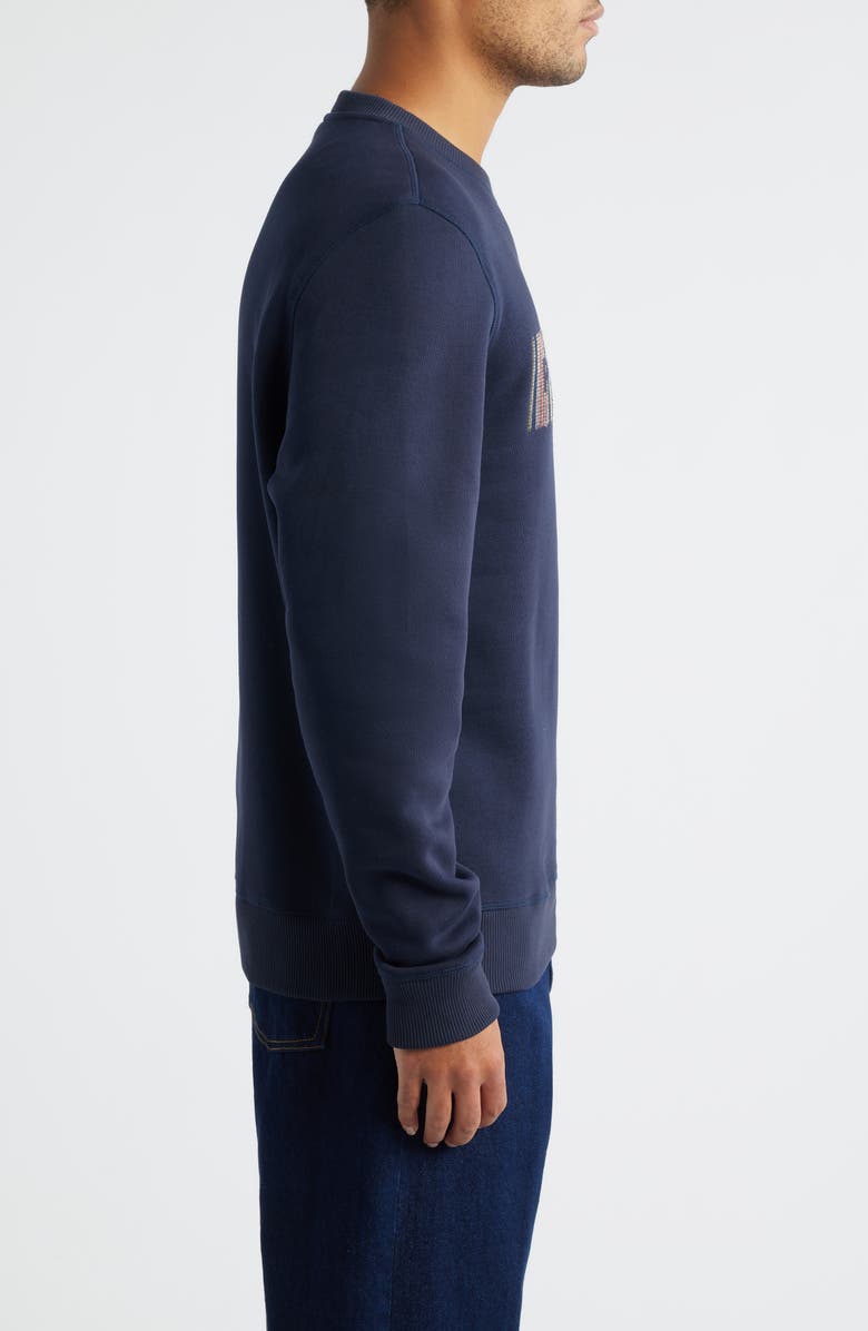 PS Paul Smith Regular Fit Embroidered Graphic Sweatshirt, Alternate, color, Very Dark Navy