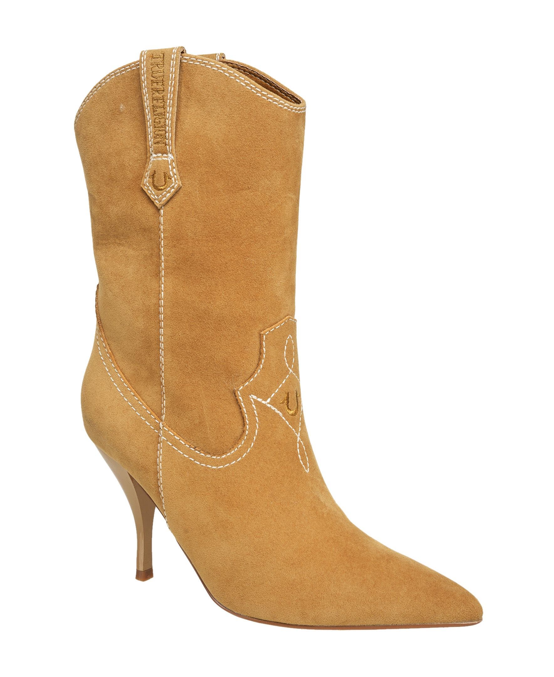 Logo Mid Calf 702 Cowboy Boot, Main, color, Tan
