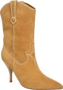 True Religion Logo Mid Calf 702 Cowboy Boot