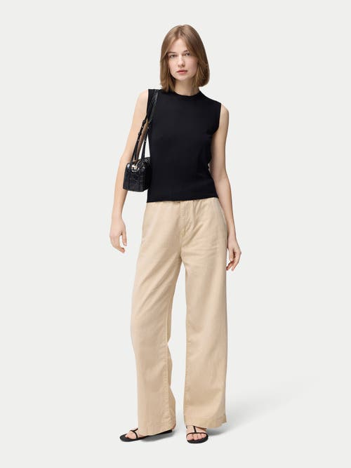 Gobi Mongolian Cashmere Cashmere Silk Sleeveless Top In Black
