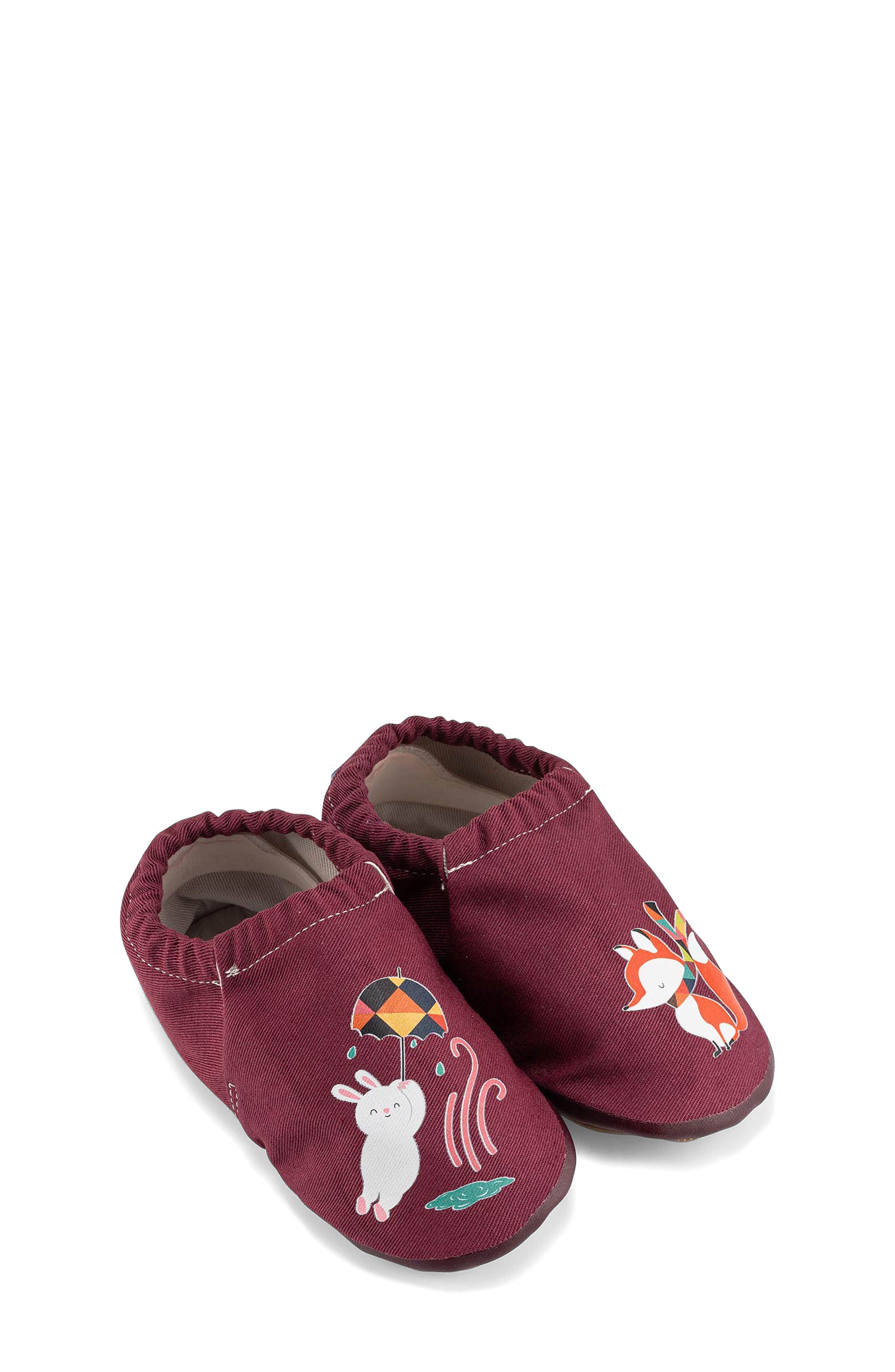 Hopfrög Kids Jack Rabbit Barefoot Bootie, Main, color, Magenta