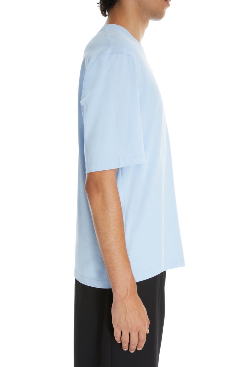 AMI PARIS Ami de Coeur Logo Embroidered Organic Cotton T-Shirt, Alternate, color,