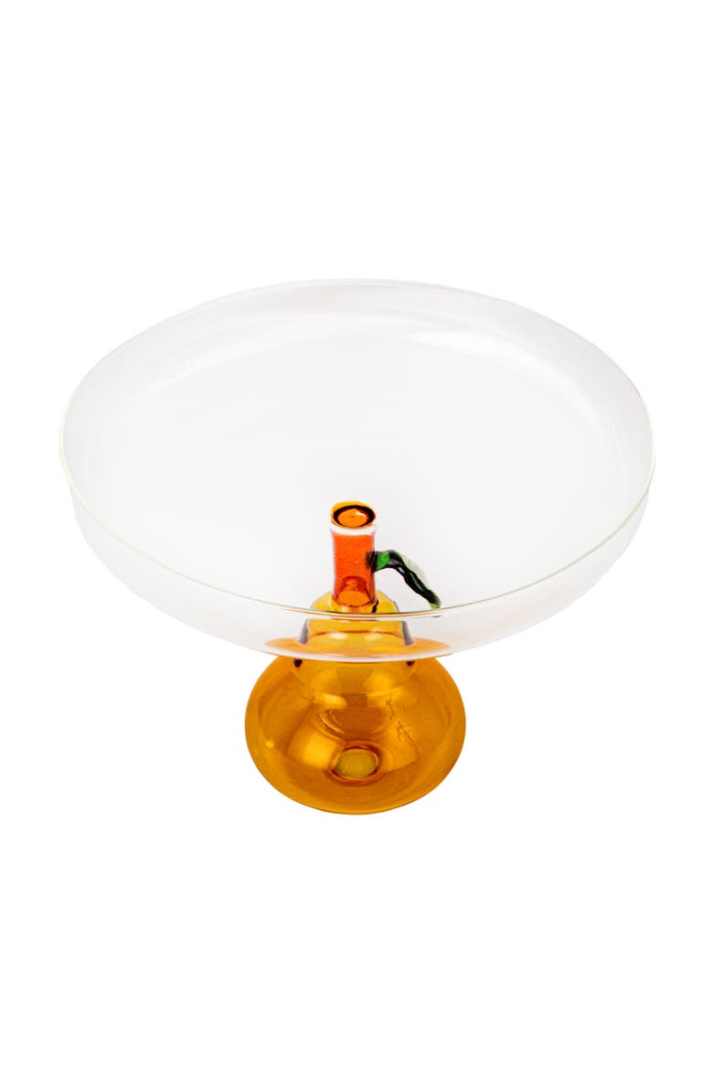 Pear Food Pedestal, Main, color, Yellow