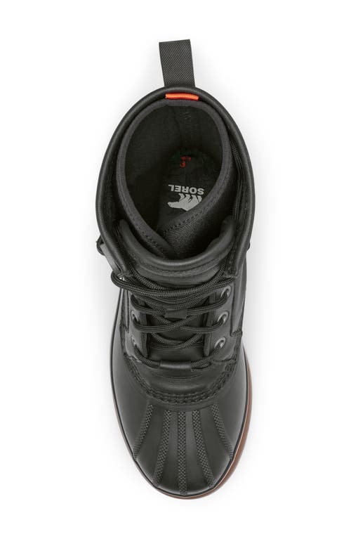 Sorel Caribou Royal Waterproof Boot In Black/black