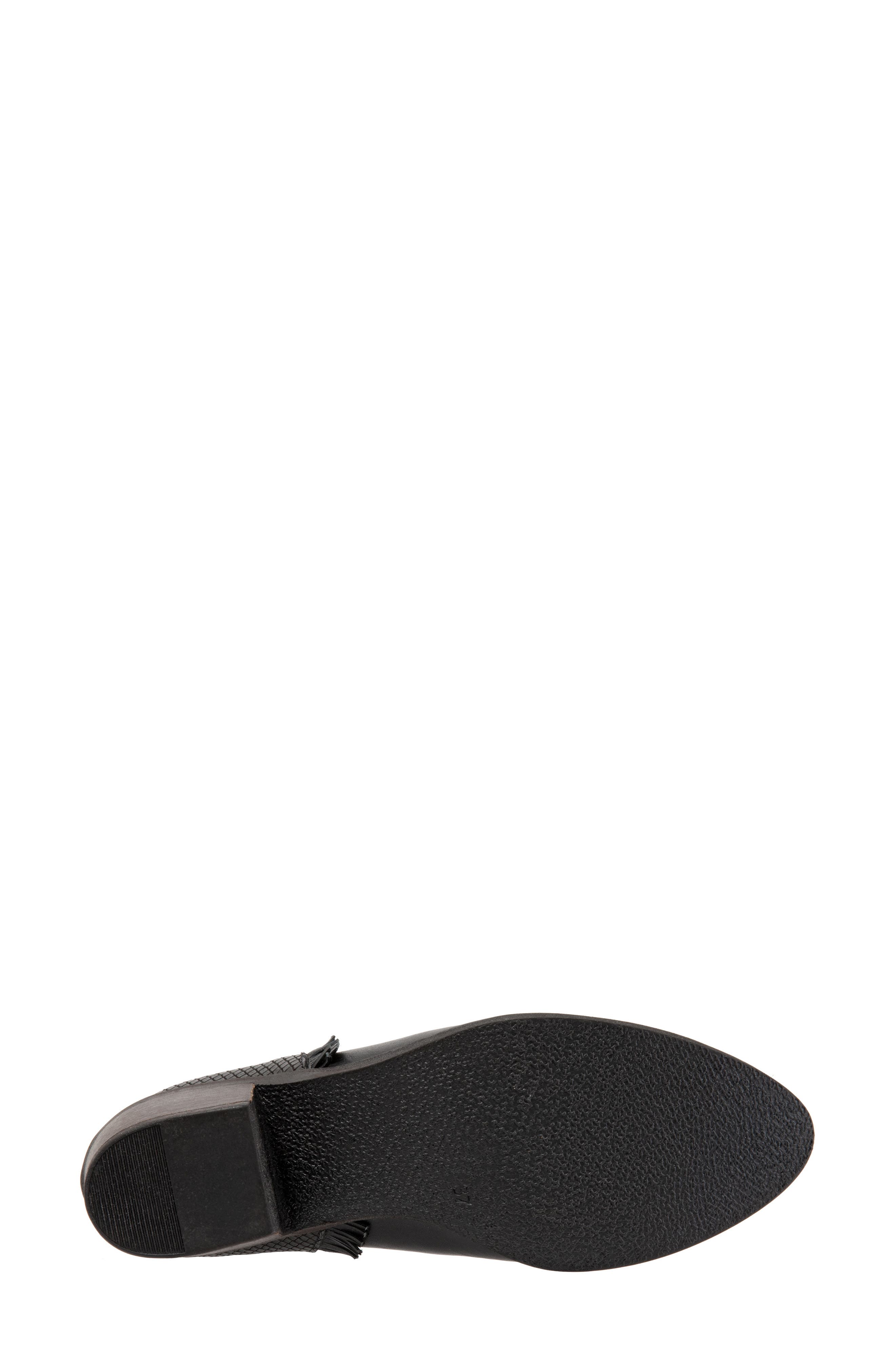 Cathy Bootie, Alternate, color, BLACK SNAKE LEATHER