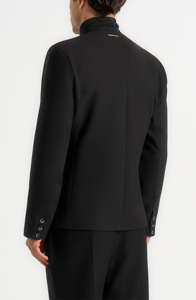 Manière De Voir Timeo Tailored Kimono Blazer, Alternate, color, Black