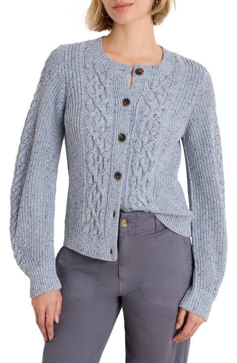 Flecked Shaker Cardigan