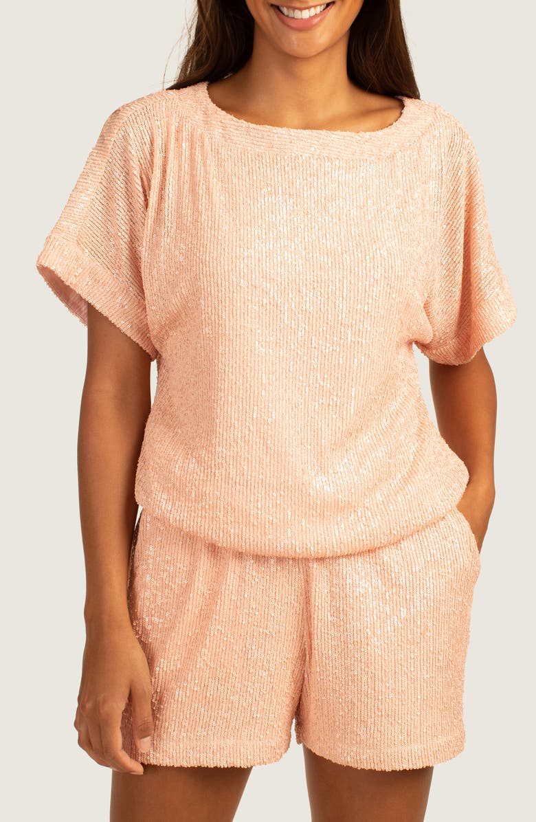 Trina Turk Sprite 2 Sequin Top, Main, color,