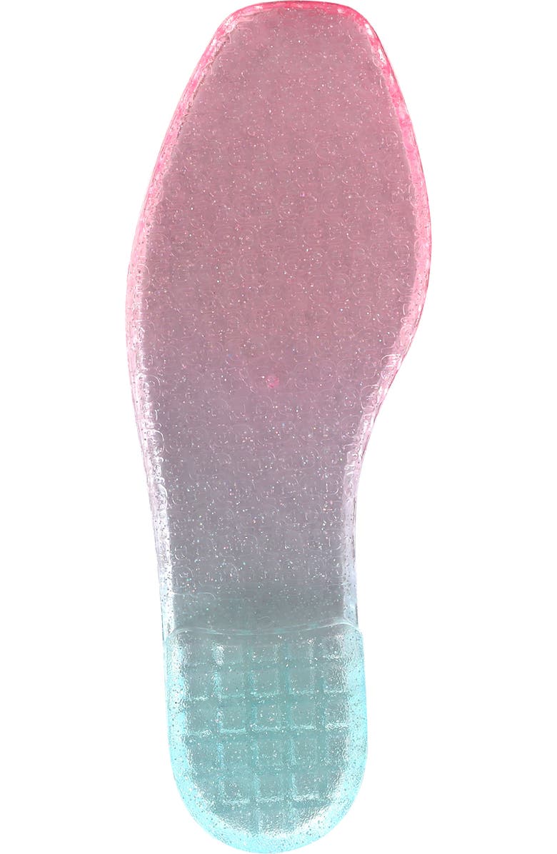 Esquire Kids' Quinn Jelly Mary Jane Flat, Alternate, color, Ombre Glitter