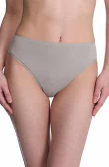 Natori Bliss Bare Cotton High Cut Briefs