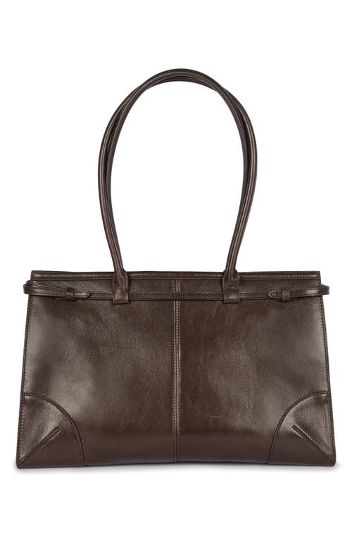 Jeffrey Campbell Palomino Leather Satchel In Brown
