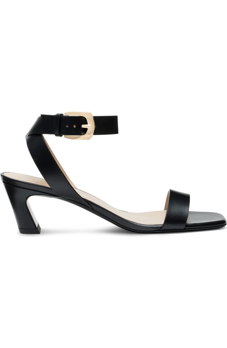 Stuart Weitzman Sai Sandal 50, Alternate, color, Black