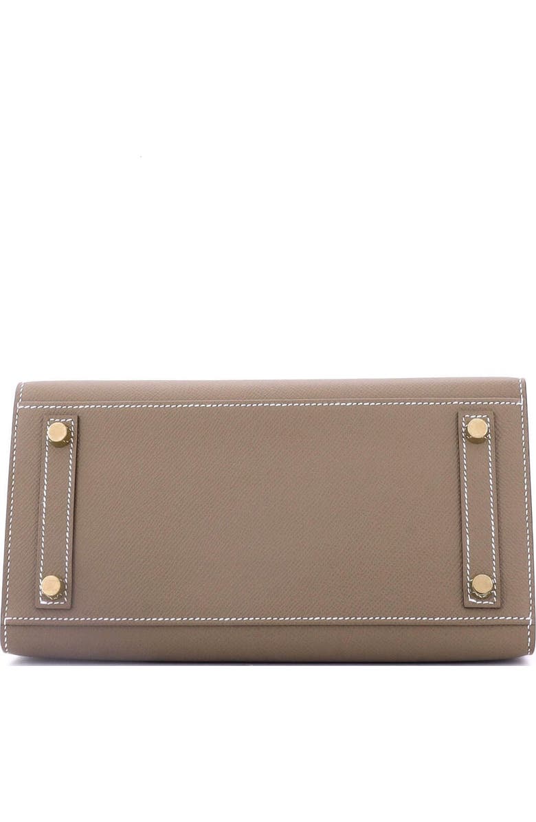 Pre-Owned Hermes Birkin Sellier Bag Grey Epsom with Gold Hardware 25, Alternate, color,