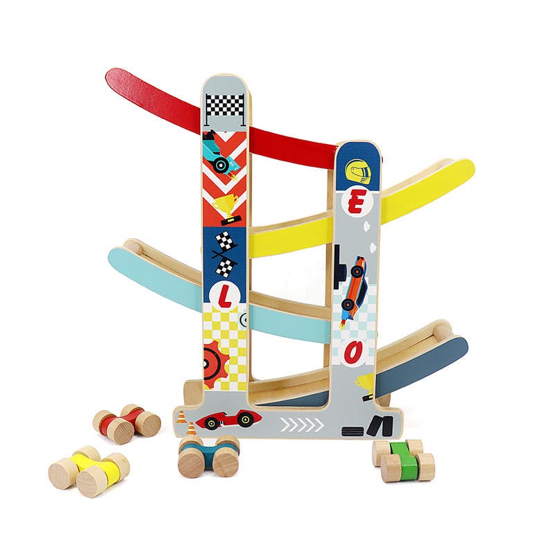 Wooden Ramp Racer Track with 4 Race Cars Included | Nordstrom