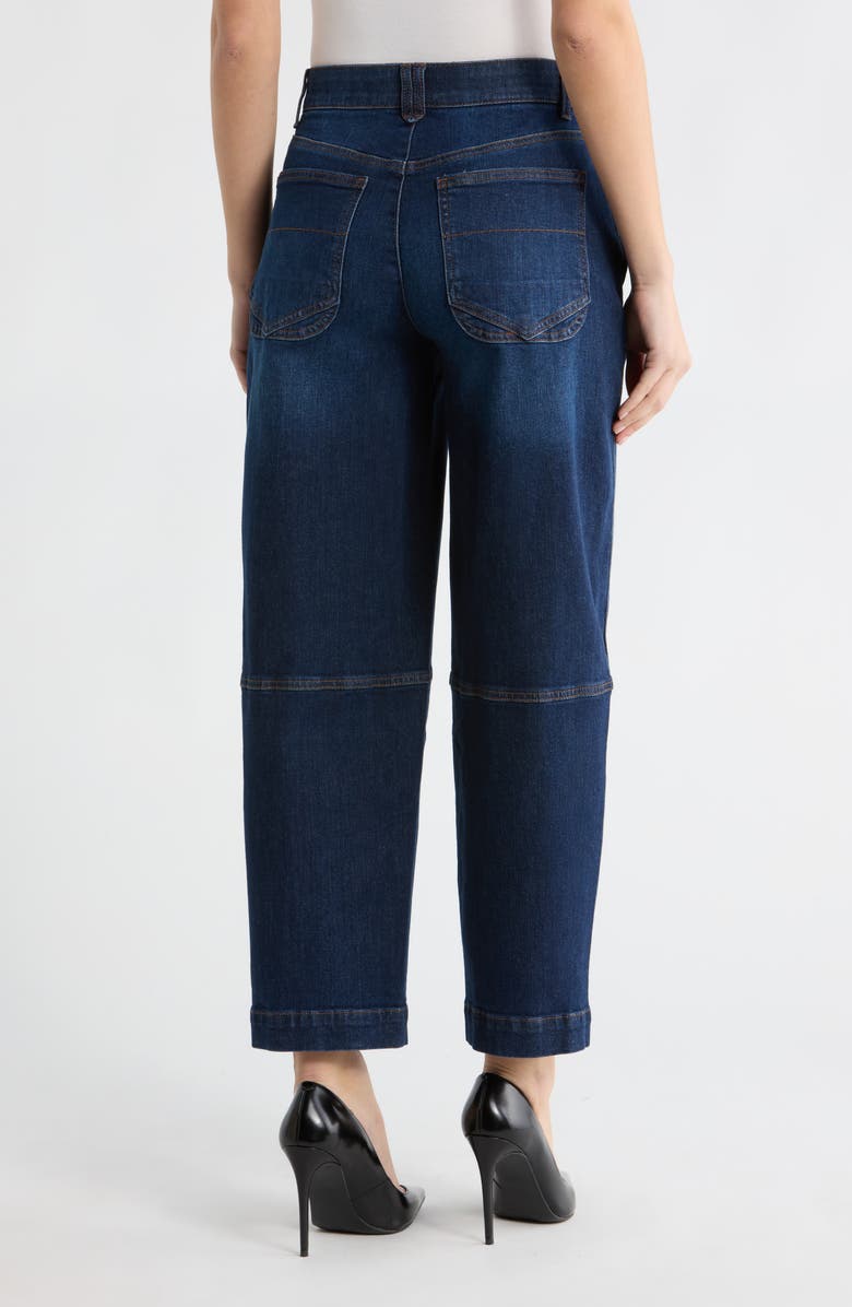 Democracy Relaxed Fit Barrel Leg Jeans, Alternate, color, Indigo