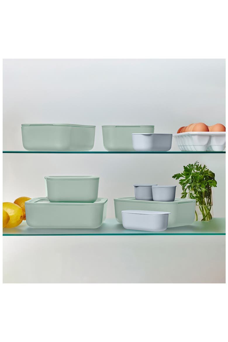 13-Piece Food Storage Glass Container Set, Alternate, color, MIST