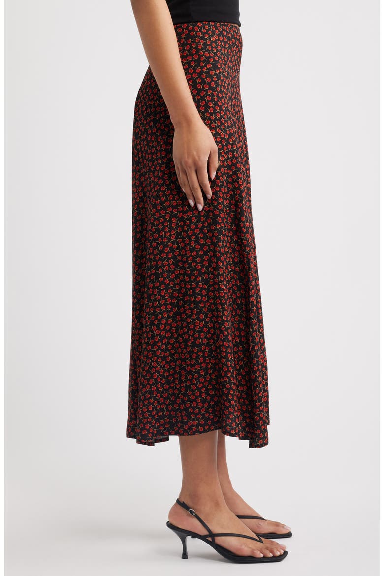 Zoe Side Slit Midi Skirt, Alternate, color, ROWAN