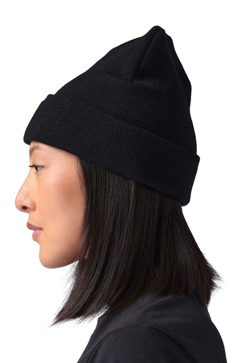 Patch Goat Beanie, Alternate, color, Black