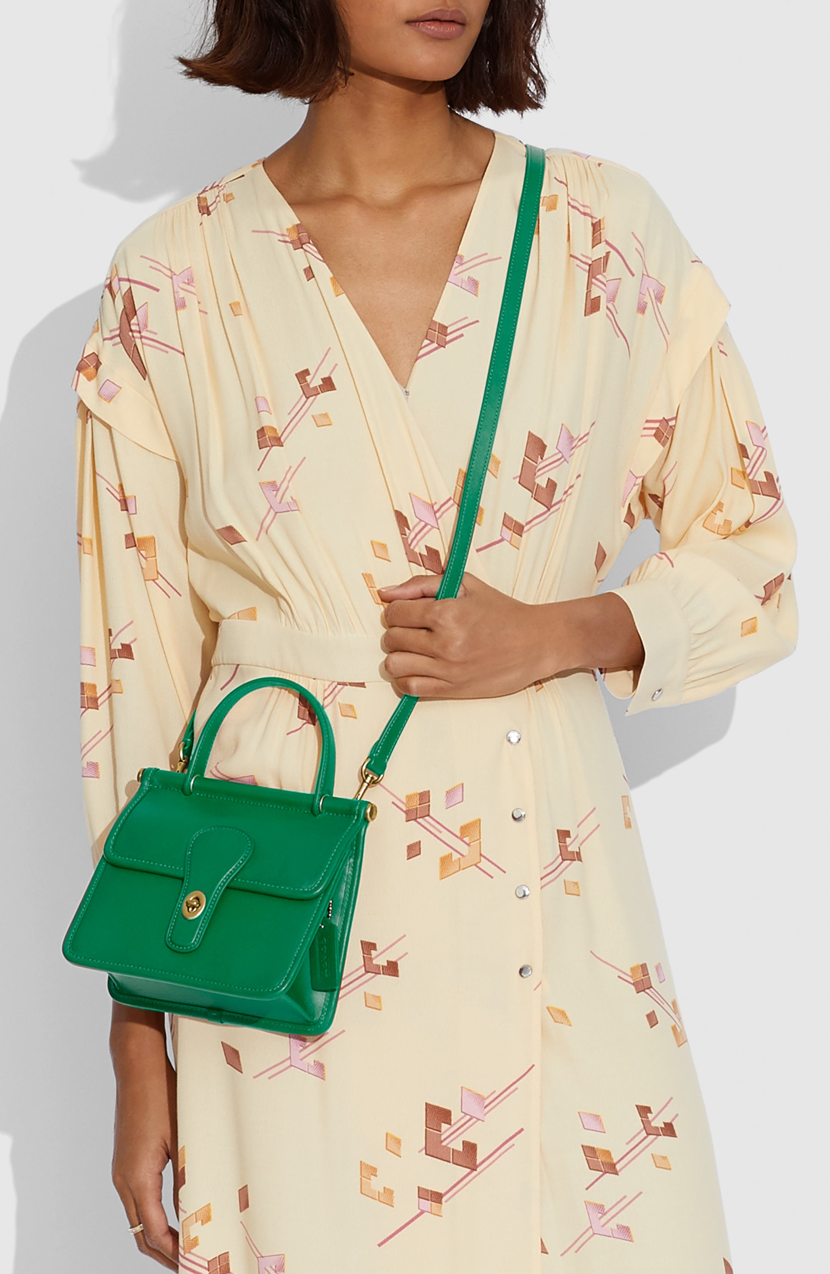 COACH The Coach Originals Willis Leather Top Handle Bag, Alternate, color, 