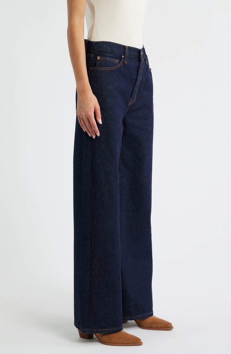 THE GREAT. The Slouch Wide Leg Jeans, Alternate, color, 