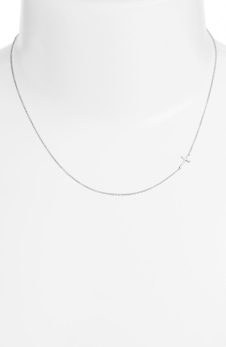 Bony Levy Cross Station Necklace, Alternate, color, 