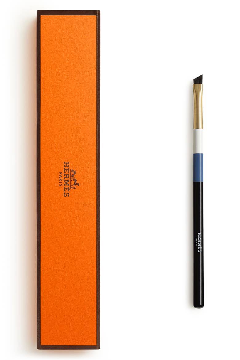 Les Pinceaux Hermès Le Traceur eyeliner brush, Alternate, color, BLACK MULTI