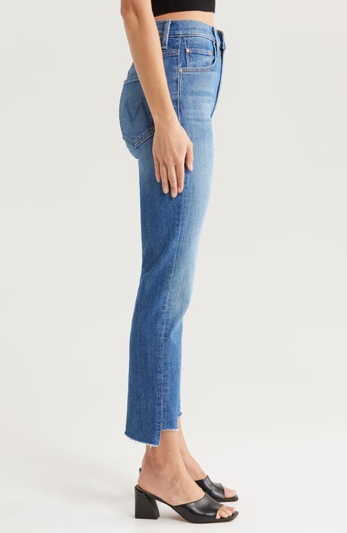 Mother Rider Step Fray Hem Ankle Jeans