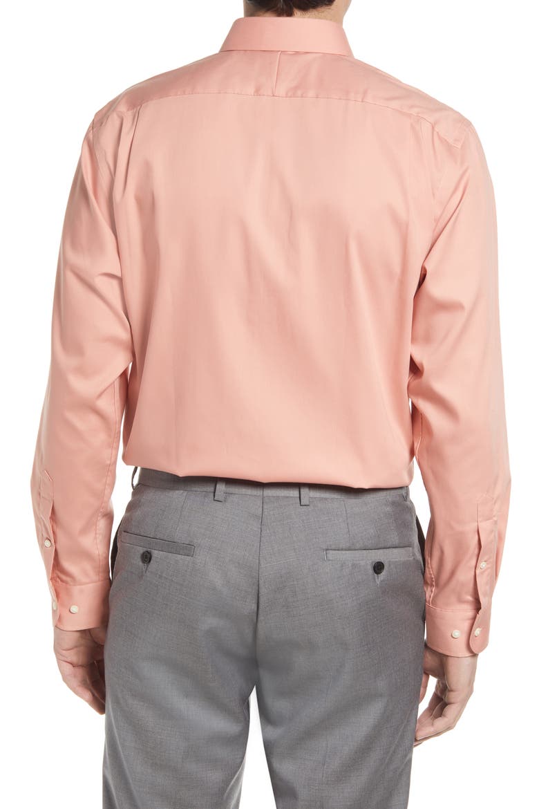 Traditional Fit Non-Iron Dress Shirt, Alternate, color, PINK GLASS