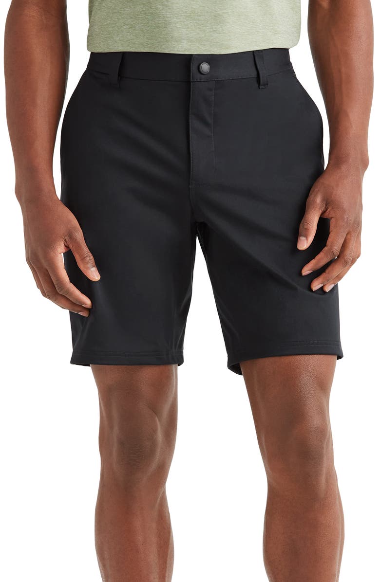 Rhone Flat Front Commuter Shorts, Main, color, 