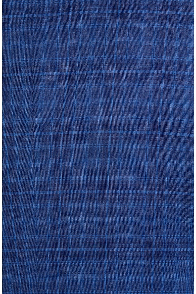 Classic Fit Plaid Wool Sport Coat, Alternate, color, BLUE